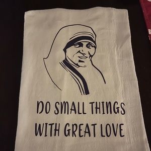 Mother Teresa Dishtowel